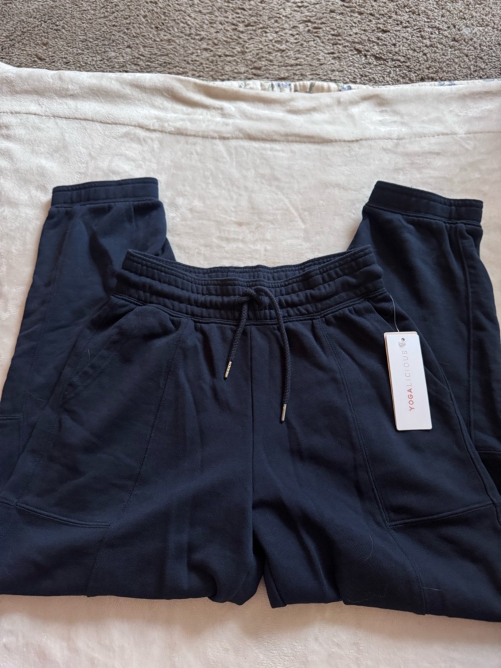 Yogalicious Deep Navy Drawstring Joggers